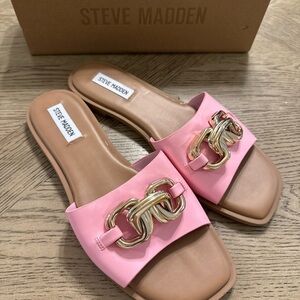 Steve Madden Women's Gene Sandal Pink 9.5